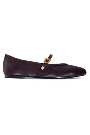 Dark brown calf hair Grisal ballerina ROBERTO FESTA | GRISALMORO
